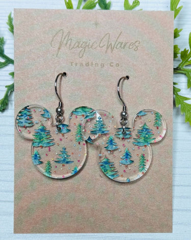 Clear Christmas Tee Earring (Pre-Order)
